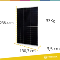 Panel solar Monocristalino 660W EGING PV - comprar online