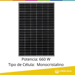 Panel solar Monocristalino 660W EGING PV - HISSUMA