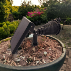 Imagen de Reflector estaca solar multicolor para jardín