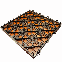 Baldosa deck wpc encastrable piedra gris 30x30 (por pieza) - HISSUMA