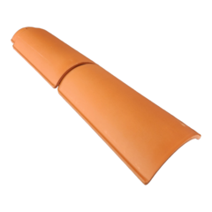 Cumbrera cabellete ceramica para techos de teja acanalada Portuguesa Modelo PINAO/AMAZONIA - tienda online