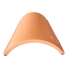 Imagen de Cumbrera cabellete ceramica para techos de teja acanalada Portuguesa Modelo PINAO/AMAZONIA
