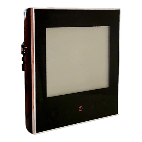 Termostato digital para calefaccion color negro