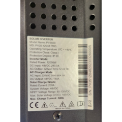Inversor Off grid Must MPPT 12000w con cargador