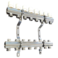 Colector de calefacción de 8 circuitos