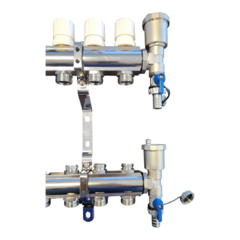 Colector de calefacción de 4 circuitos COMPLETO - tienda online