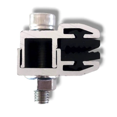 Soporte para fijacion de paneles solares de vidrio sin marco 4 a 6 mm. - tienda online