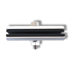 Soporte para fijacion de paneles solares de vidrio sin marco 4 a 6 mm. - comprar online