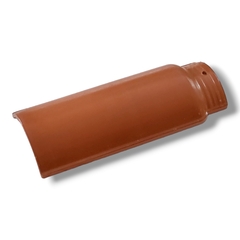 Cumbrera cabellete ceramica para techos de teja Francesa/Portuguesa o Romana CARAMELO ESMALTADA