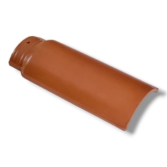 Cumbrera cabellete ceramica para techos de teja Francesa/Portuguesa o Romana CARAMELO ESMALTADA - tienda online