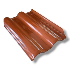 Teja ceramica Simil Francesa CARAMELO 9,4 unidades/m2 Modelo PREMIER - comprar online