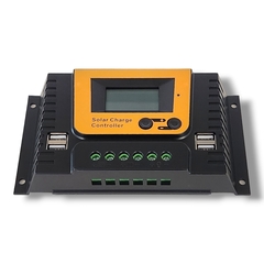 Regulador de Carga 12/24/36/48V 10 A PWM Con 4 salidas USB - HISSUMA