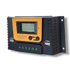 Regulador de Carga 12/24/36/48V 20 A PWM Con 4 salidas USB en internet