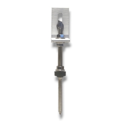 Imagen de Soporte de techo para fijación de rieles de aluminio con tornillo