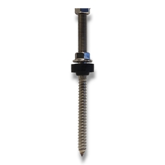 Imagen de Soporte de techo para fijación de rieles de aluminio con tornillo