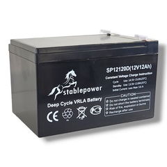 Batería CICLO PROFUNDO 12V 12Ah (alarmas/boyeros/vehiculos eléctricos pequeños)