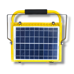 Reflector SOLAR 200W portátil, baliza y con cargador auxiliar para auto