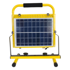 Reflector SOLAR 200W portátil, baliza y con cargador auxiliar para auto en internet