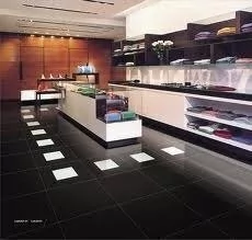Porcelanato 60x60 Pulido Rectificado NEGRO SUPER BRILLANTE - comprar online