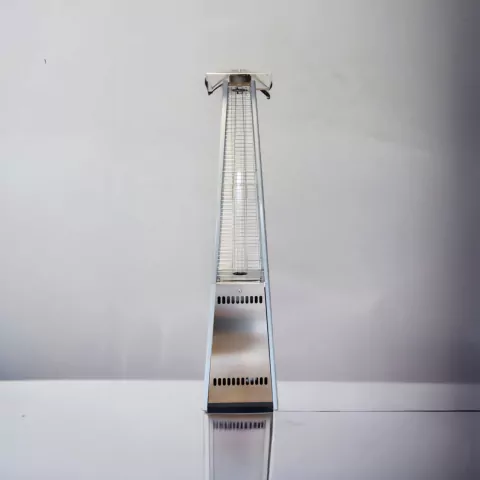 Estufa de pellets exterior acero