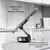 Soporte Magnético Para Celular Con Ventosa Giratoria De 360, ventosa magnética ajustable de 360° para automóvil, gimnasio, espejo, superficies - Negro - ModeOn