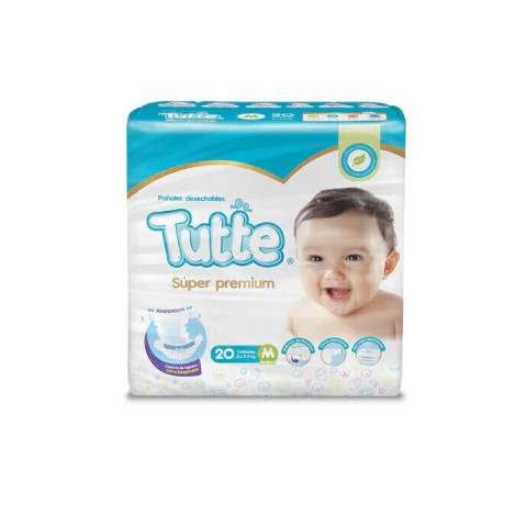 Tutte Súper Premium M 5-9.5kg Pack 160 unidades - comprar en línea