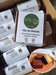 Pão de Melado artesanal vegano na internet
