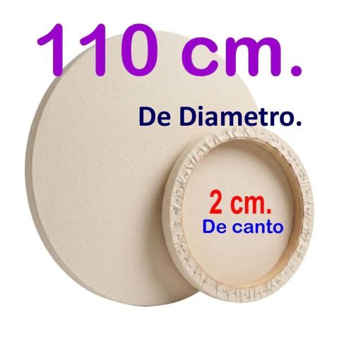 Bastidor Tonatiuh Redondo de Loneta Cruda 3D 110 cm diametro