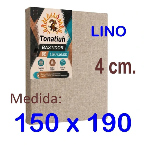 Bastidor de Lino Crudo 150 X 190 cm.