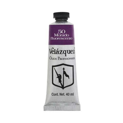 Oleo Velazquez Fluorescente 40 ml. 50 Morado - comprar en línea