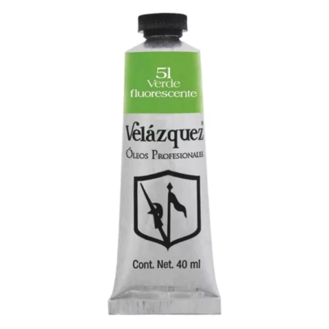 Oleo Velazquez Fluorescente 40 ml. 51 Verde - comprar en línea