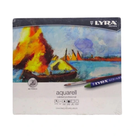 Set de Acuarela Lyra 24 Crayones