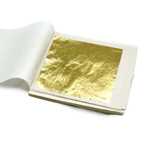 Hoja de Oro Falso 100 hojas 14x14 cm. Separadas - comprar en línea