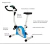 Bicicleta Ergométrica Vertical Azul E Branco - comprar online