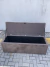 Baú Casal Puff Recamier 1,40 Marrom Suede - comprar online