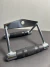 Puxador Triceps Triangulo Cromado Com Pegada Emborrachada