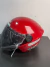 Capacete New Liberty 3 | Cor Vermelho | Tamanho 60 Viseira Fume