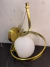 Pendente Luminária Globo Espiral Dourado - comprar online