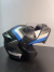 Capacete Robocop Stronger Faster Gladiator Etceter Fosco Cor Cinza/Azul Tamanho 62 na internet