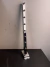 Expositor De Roupa De Parede Inox Para Cabides 40cm - comprar online