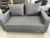 Sofá Requinte 2 Lugares Cinza 140cm - comprar online