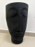Vaso Rosto Face Cabeça Homem Decoração