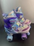 Patins Infantil De 4 Rodas Ajustável Menina Com Kit Proteção | Cor Roxo Tamanho 20 Cm - comprar online