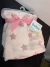 Buba Cobertor Manta Estrelinhas Cor Rosa