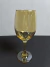 Jogo de 6 Taças de Vidro Dourado Espelhado | 330 ml