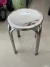 Banqueta Em Aço Inox Banco Mocho 47cm
