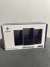 Interruptor Inteligente Wifi Ekaza 2 Botões Touch Tuya Smart Life Alexa Google Smart 110v 220v Preto