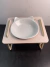Comedouro Horus Mdf Pet Prato Porcelana