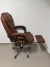 Cadeira De Escritório Itália Presidente Ergonômica | Marrom - comprar online