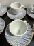 Conjunto de Xícaras e Pires 6 Peças de Expresso Tramontina Abstratta em Porcelana Decorada 95 ml - comprar online